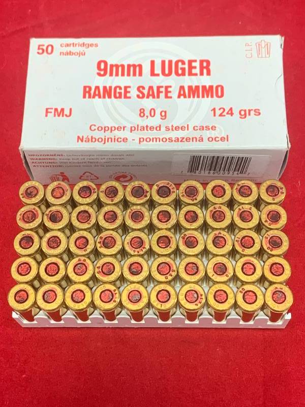 lot 44 image: 50 Rounds 9mm Ammunition