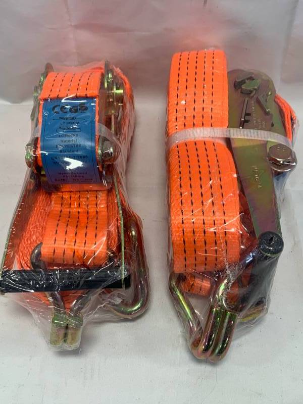 lot 58 image: Lot of 2 Tie Down 27 Straps