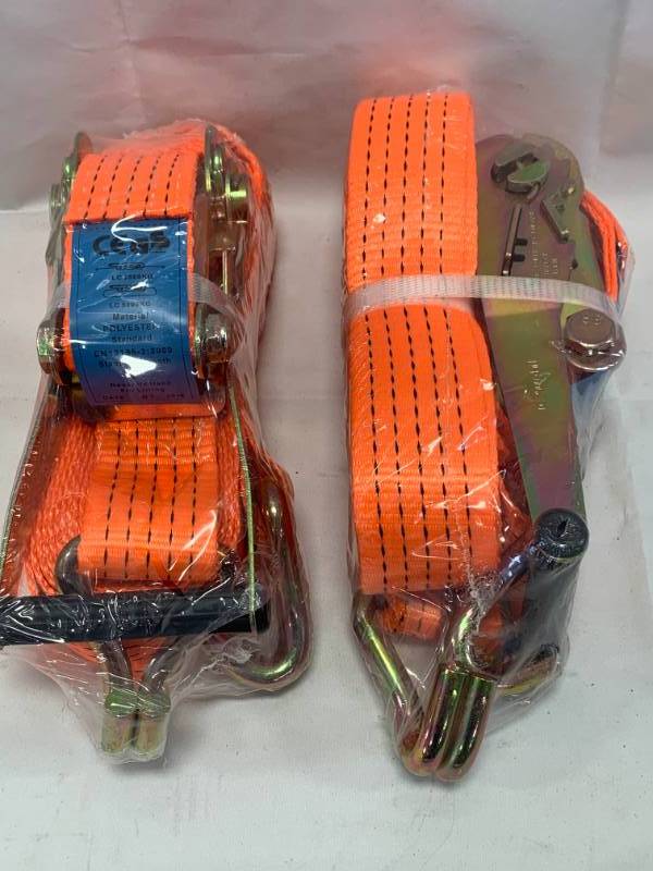 lot 59 image: Lot of 2 Tie Down 27 Straps