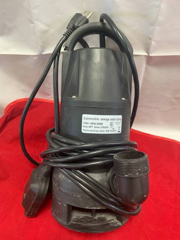 lot 66 image: Submersible Sewage Pump (sump pump)