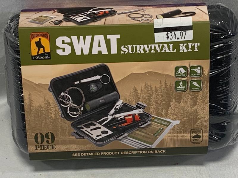 lot 71 image: New Swat 9pc Survival Kit