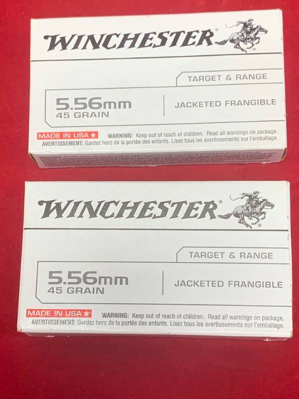lot 39 image: Winchester 5.56 Ammunition 40 Rounds