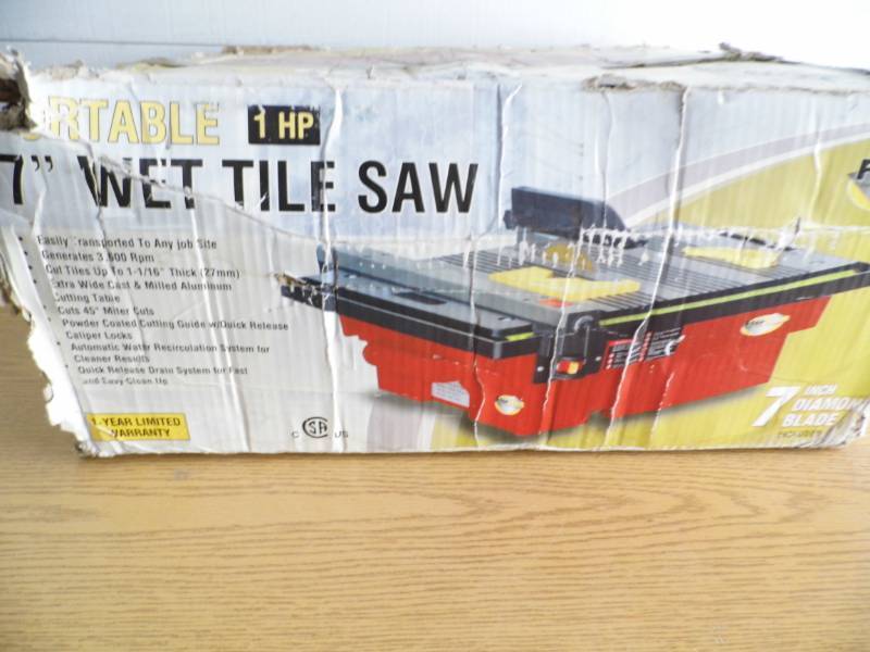 lot 27 image: Tile Saw