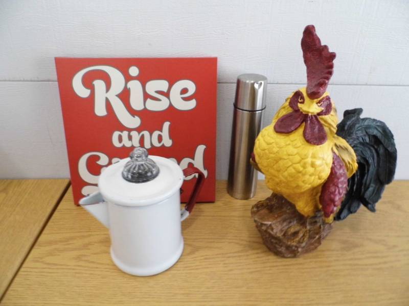 lot 55 image: Enamelware Coffee Pot - Roaster