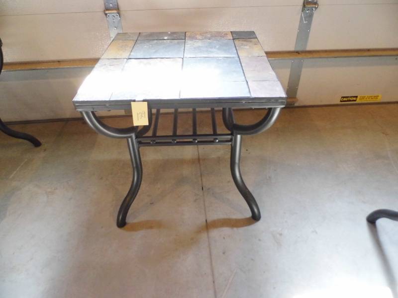 lot 129 image: Slate Top Table