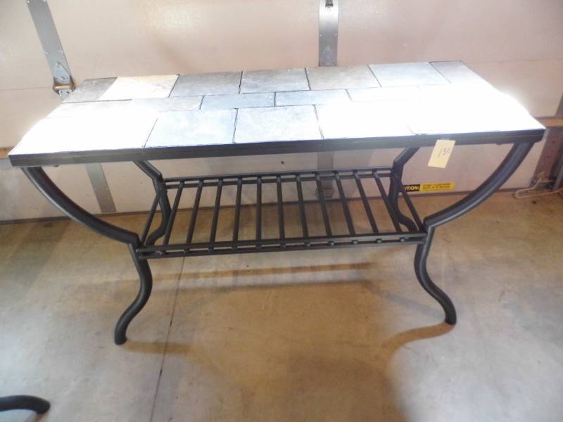 lot 130 image: Slate Top Table