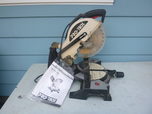 lot 21 image: Pro-Tech 10 Miter Saw