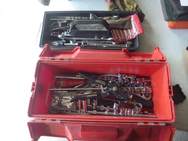 lot 65 image: Plano Toolbox with Miscellaneous Tools