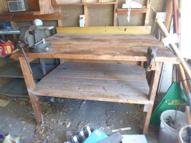 lot 73 image: Wooden Work Bench