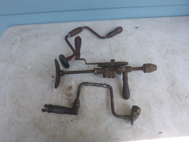 lot 109 image: Vintage Hand Drills