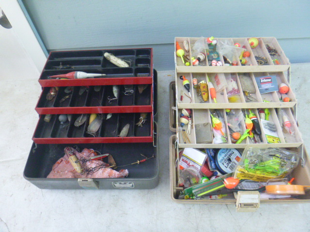 lot 141 image: 2 Tackle Boxes with Tackle