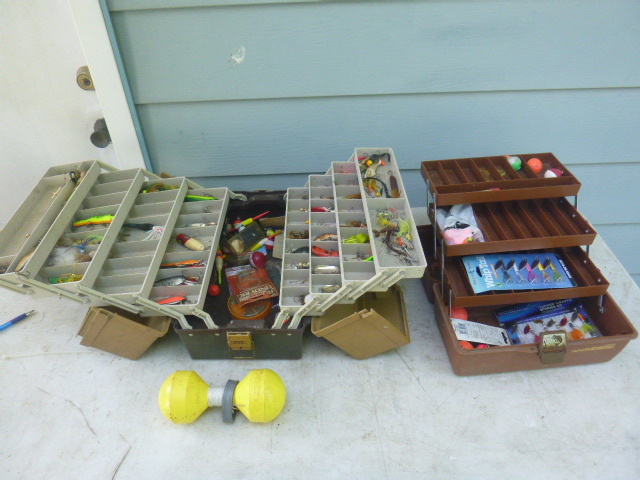 lot 143 image: 2 Tackle Boxes with Tackle