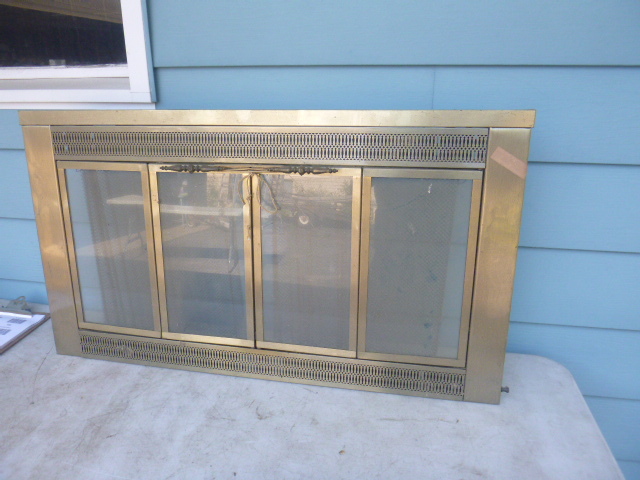 lot 146 image: Brass Fire Place Surround