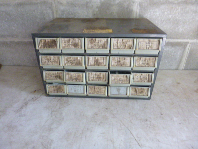 lot 179 image: Parts Bin with Contents