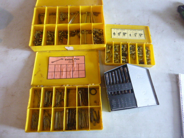 lot 189 image: Parts Bins with Contents
