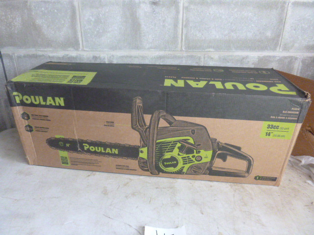 lot 219 image: NEW Poulan Chain Saw