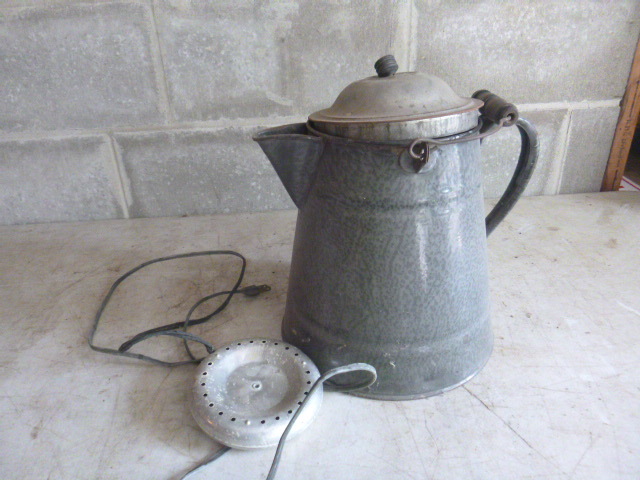 lot 249 image: Metal Coffee Maker