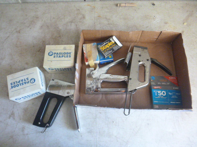 lot 275 image: 3 Staple Guns