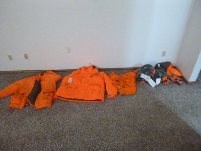 lot 298 image: 2 Blaze Orange Jackets