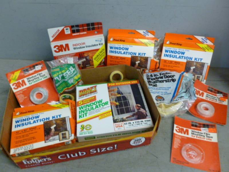 lot 103 image: New Window Insulation Kits