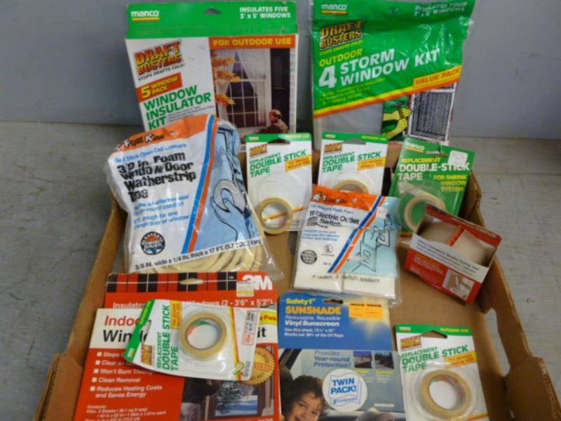 lot 104 image: New Window Insulation Kits