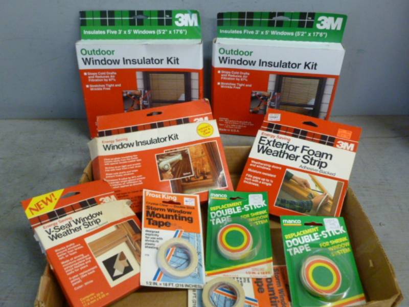 lot 105 image: New Window Insulation Kits