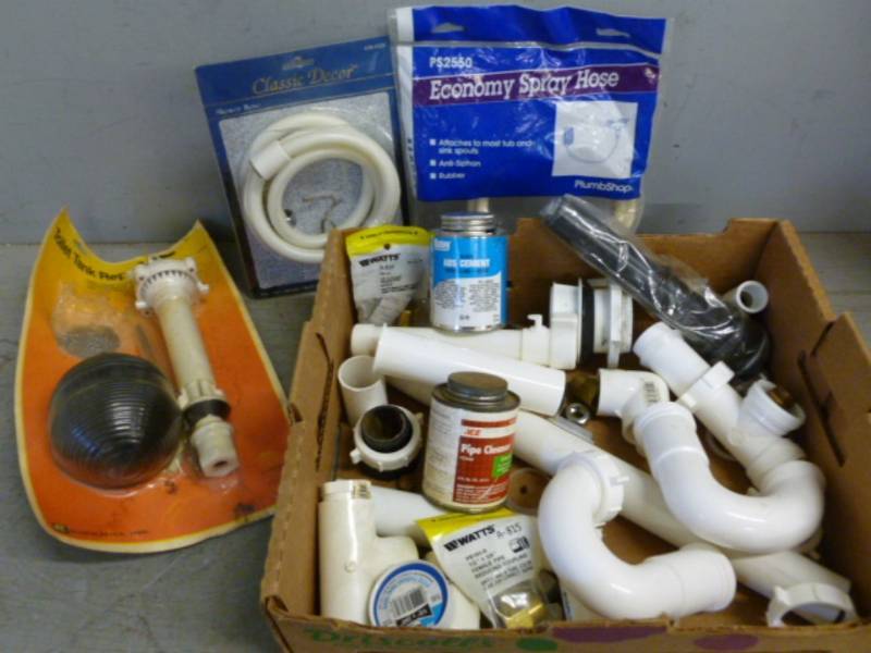 lot 108 image: Plumbing Items