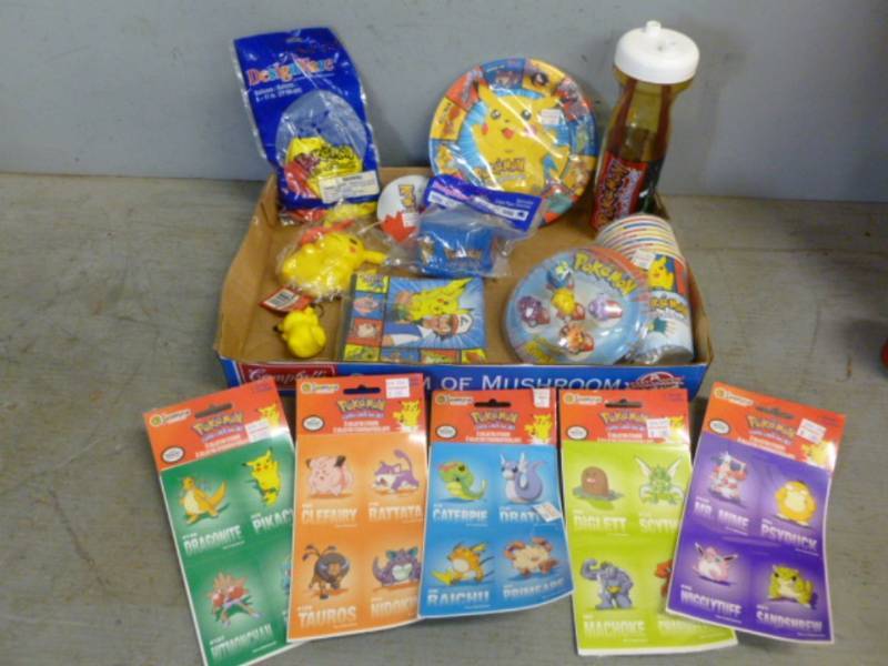 lot 117 image: New Pokemon Birthday Items