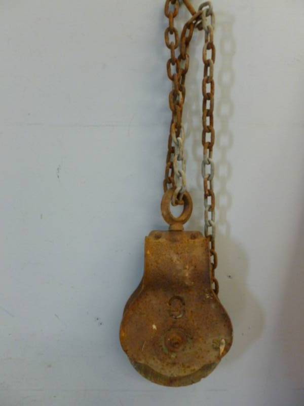 vintage barn pulley