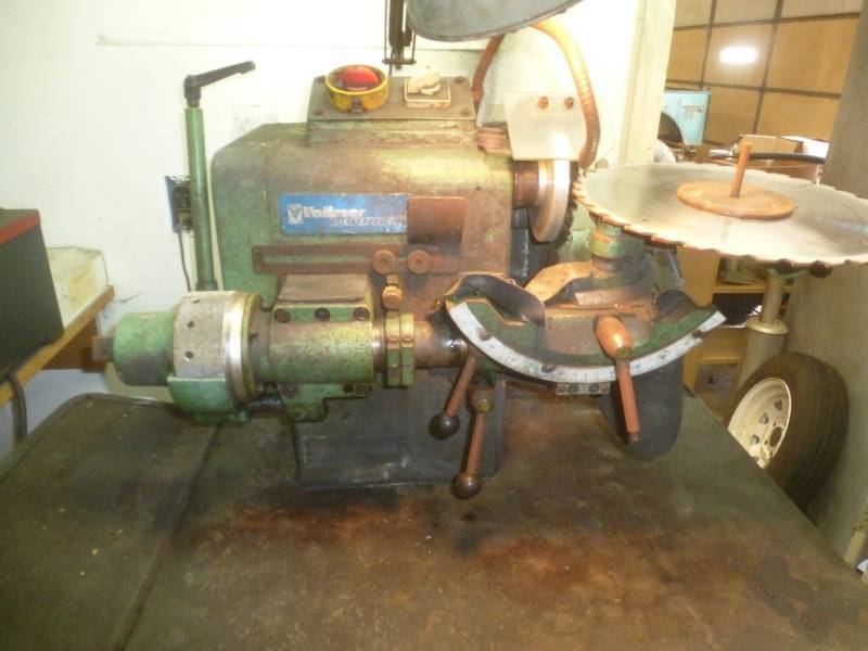 lot 34 image: Vollmer Unilap 600 Top & Face Saw Blade Grinder