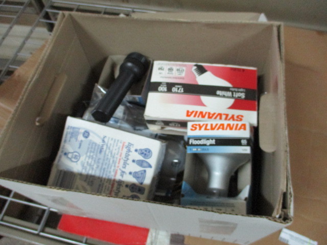 lot 55 image: Light Bulbs and Flashlights
