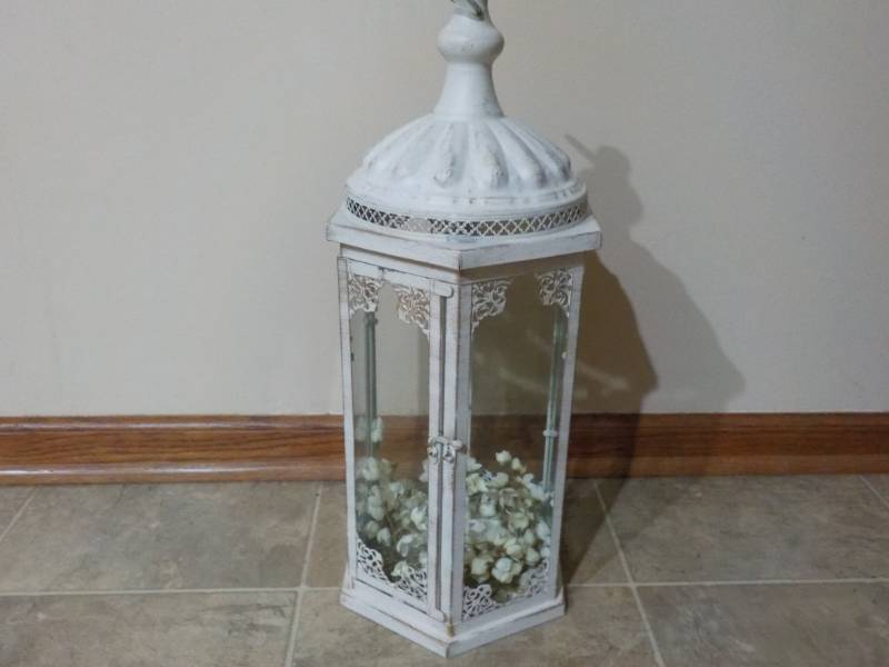 lot 6 image: Pier One Decorative Metal Bird Cage...