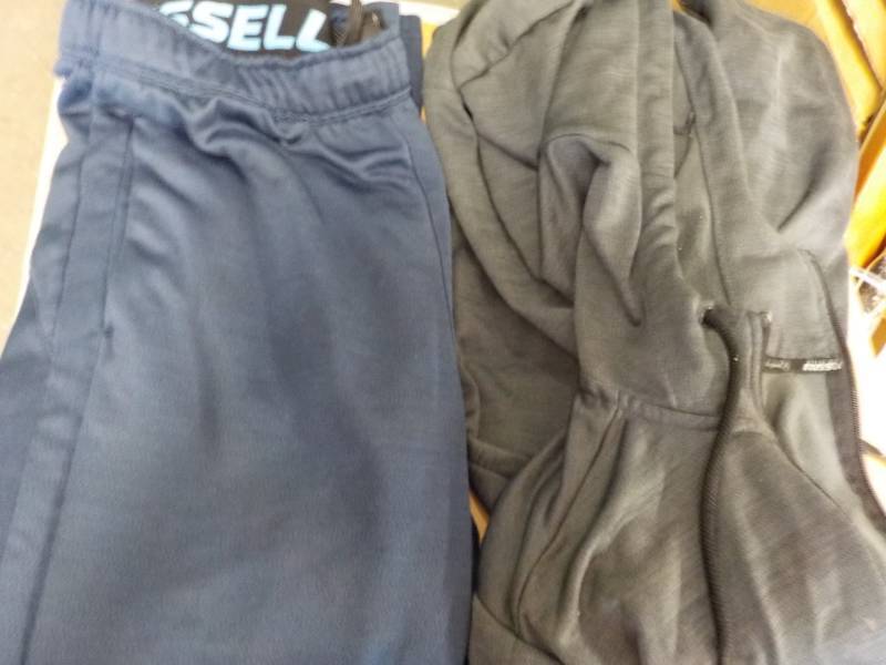 lot 20 image: 2 Pair Russell Size L Pants, Hooded...