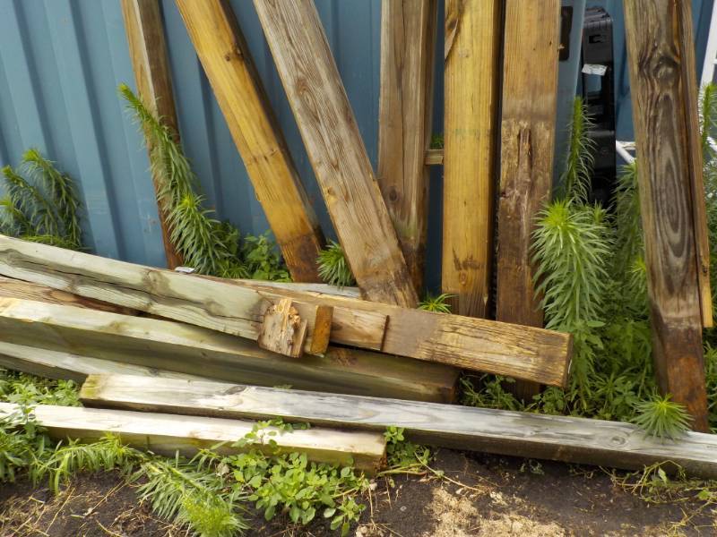 lot 40 image: 16 Posts various Lengths and Sizes...