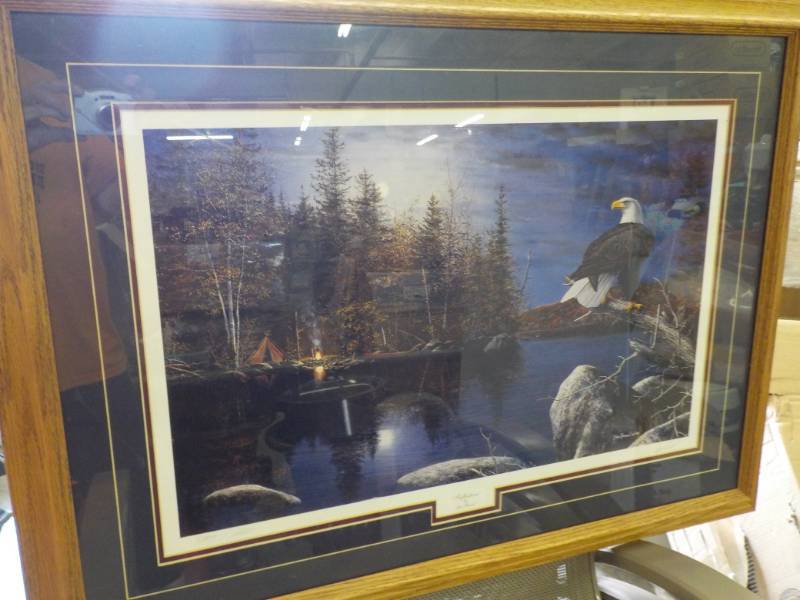 lot 49 image: Reflections by Jim Hansel 31 x 23...