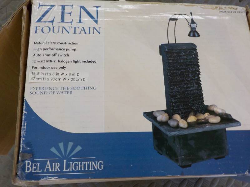 lot 92 image: Zen Fountain looks unused...