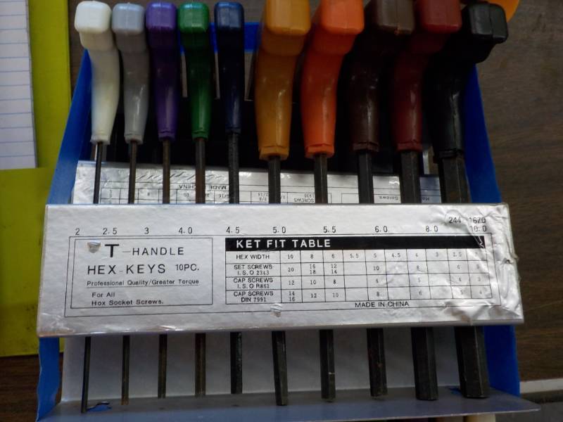 lot 97 image: Standard and Metrix Hex Keys...