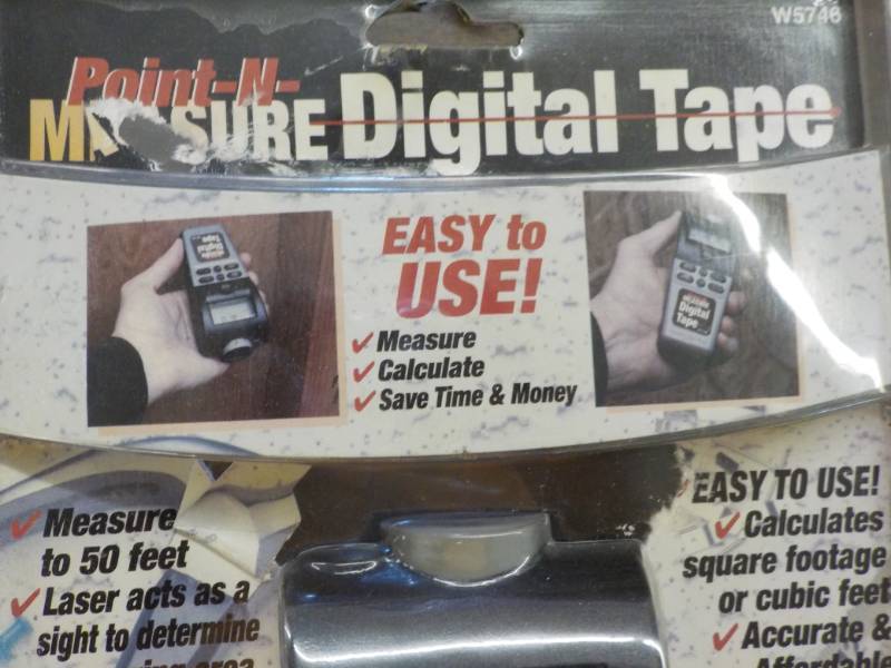 lot 115 image: Point-N-Measure Digital Tape new...