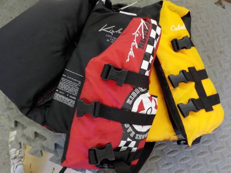 lot 134 image: 2 Childs Life Vests...