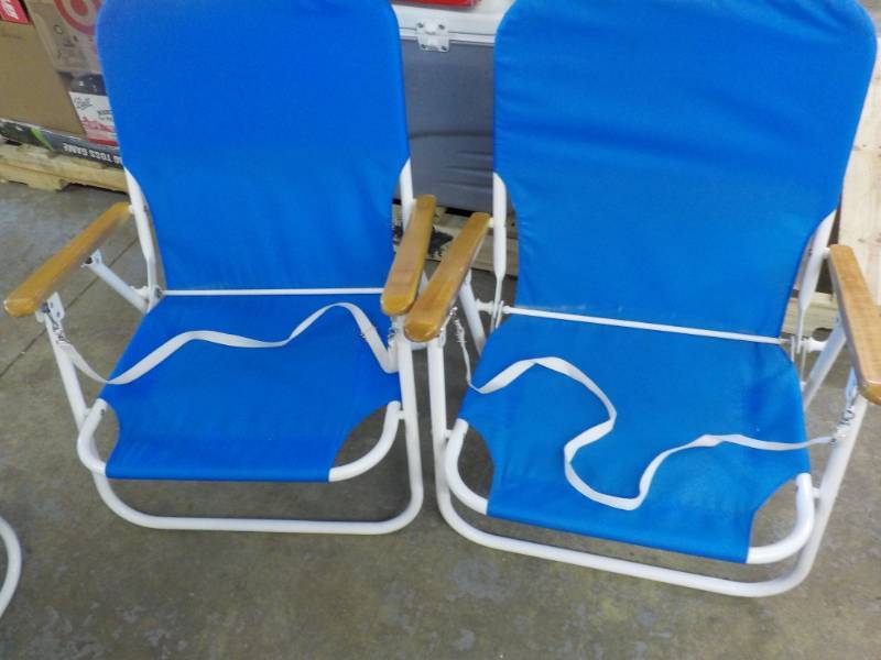 lot 146 image: Set of 2 Water Chairs with Straps...
