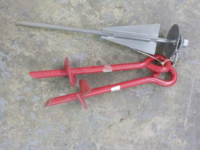lot 157 image: 3 Metal and Cast Iron Staking Tools...