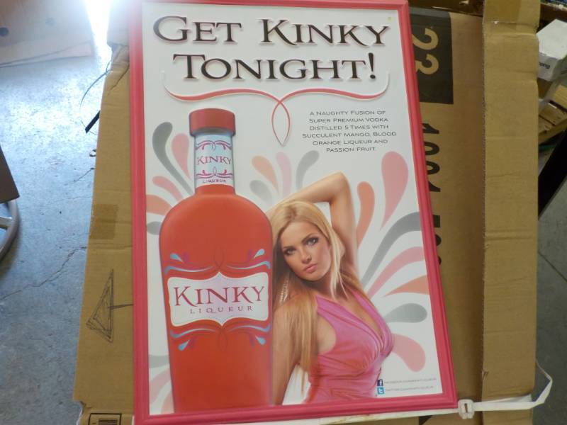 lot 167 image: Plastic Sign 21 x 30...