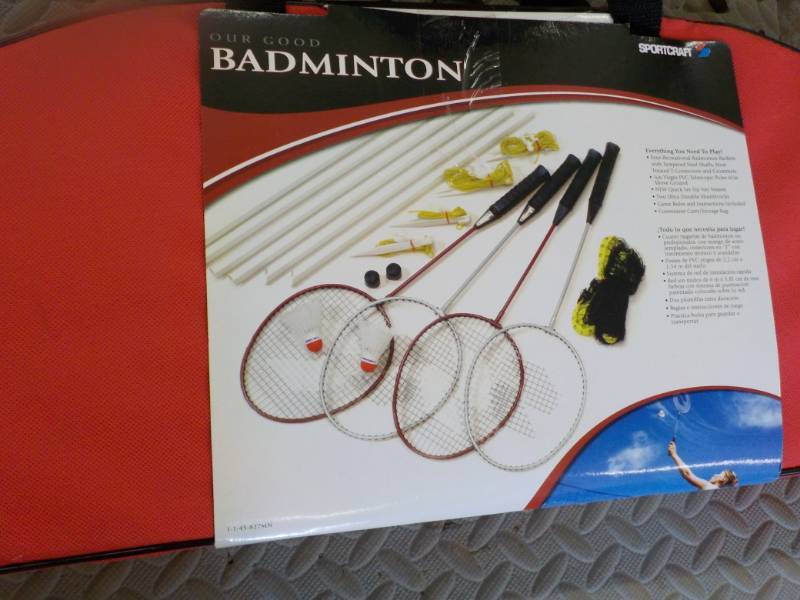 lot 194 image: New Sportscraft Badminton Set in Ca...