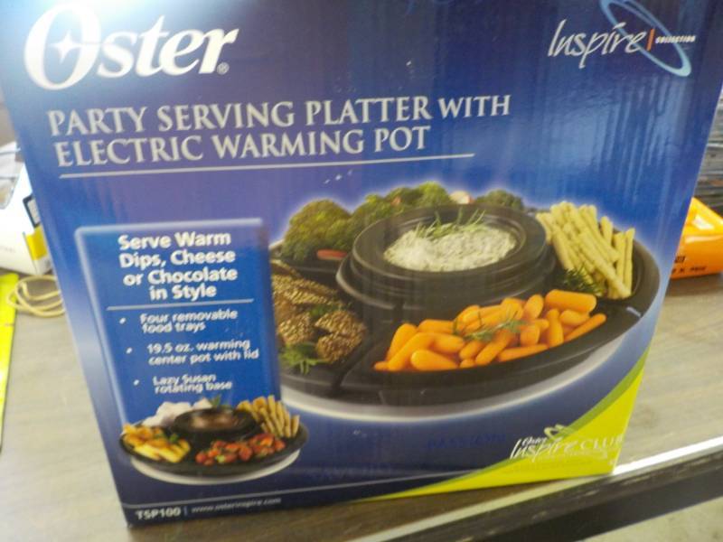 lot 223 image: Oster Party Serving Platter with El...