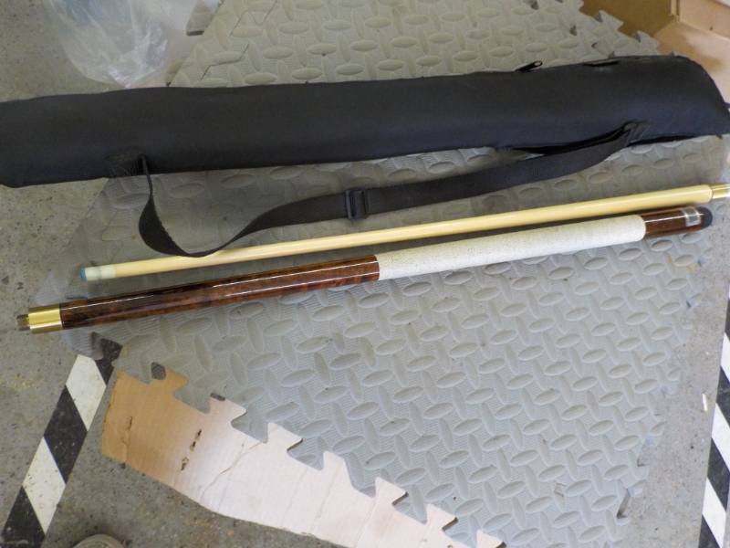 lot 224 image: Schmelke Pool Cue new in bag...