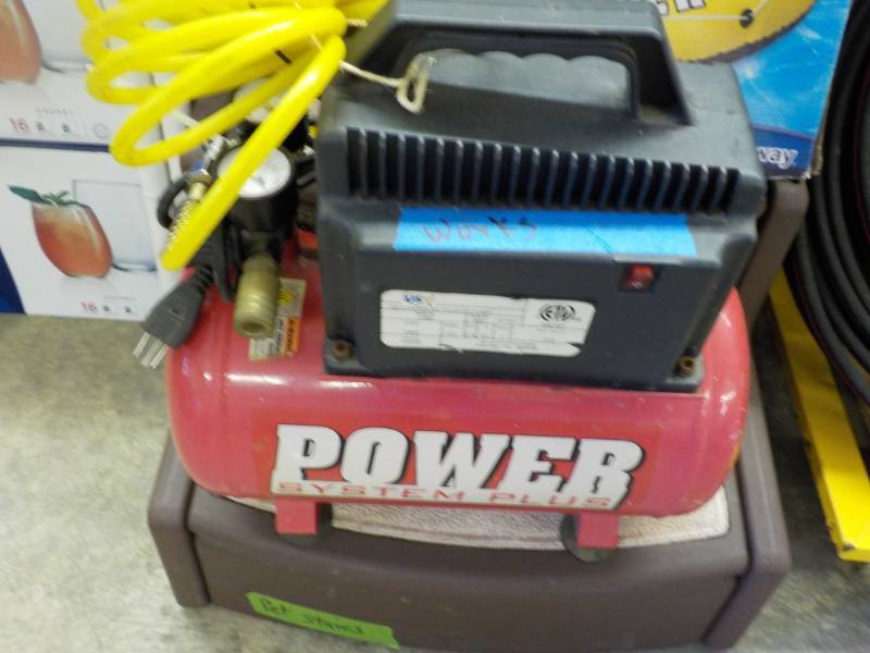 lot 244 image: Power System Plus Air Compressor...