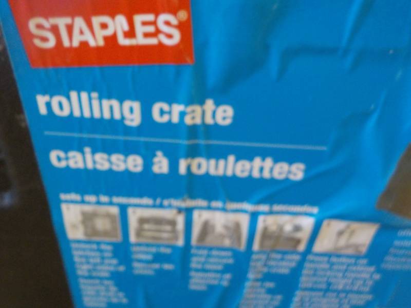 lot 247 image: Collaspible Rolling Crate...