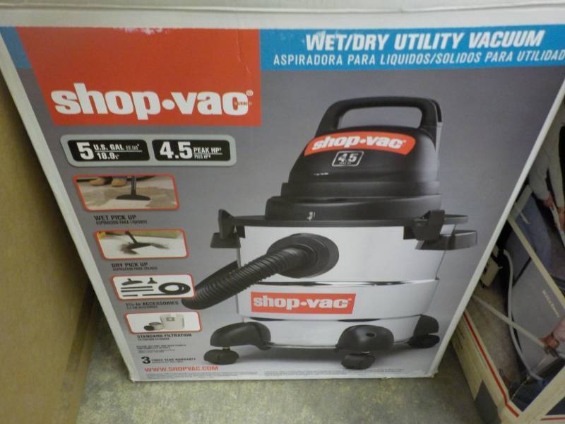 lot 264 image: Shop Vac 4.5 Peak HP...