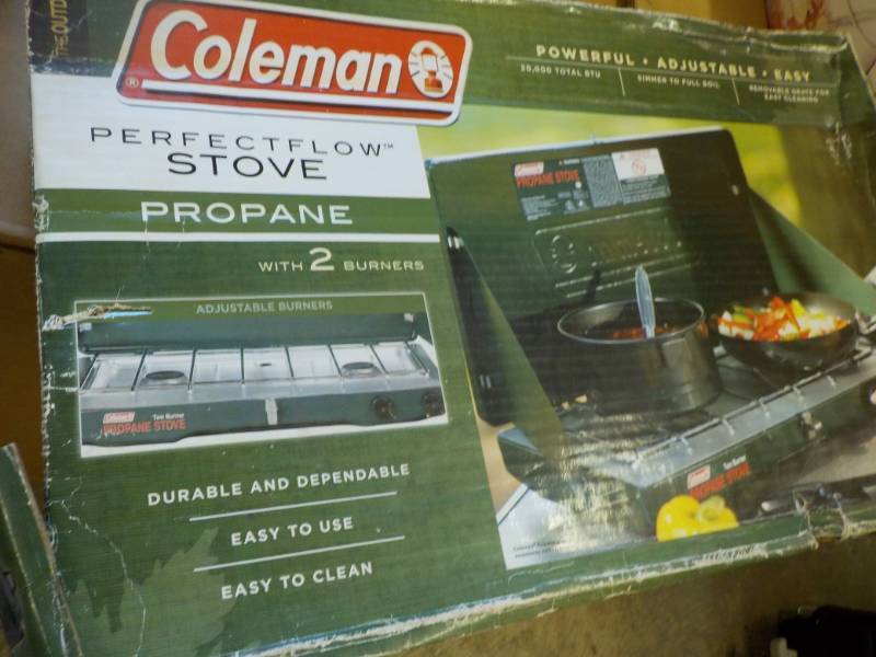 lot 266 image: Coleman Perfect Flow Stove Propane ...