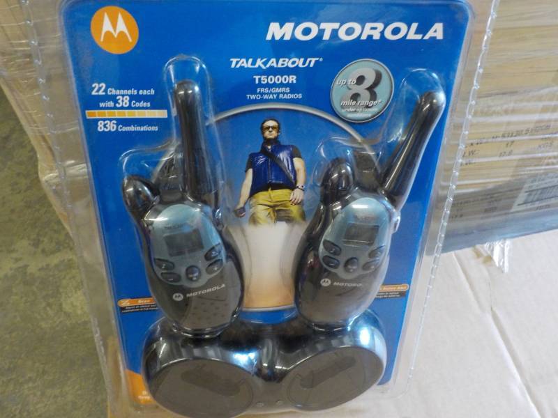 lot 301 image: Motorola Talkabout T5000R 2 Way Rad...